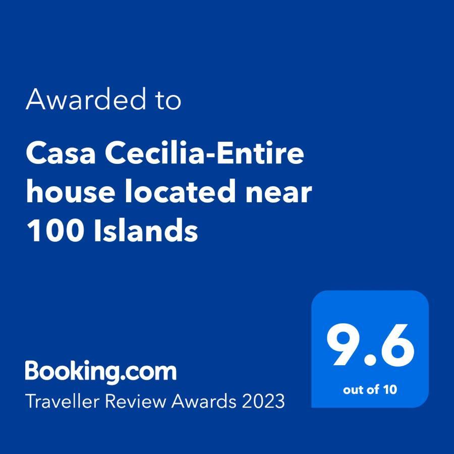 Casa Cecilia-Entire House Located Near 100 Islands Villa อลามินอส ภายนอก รูปภาพ